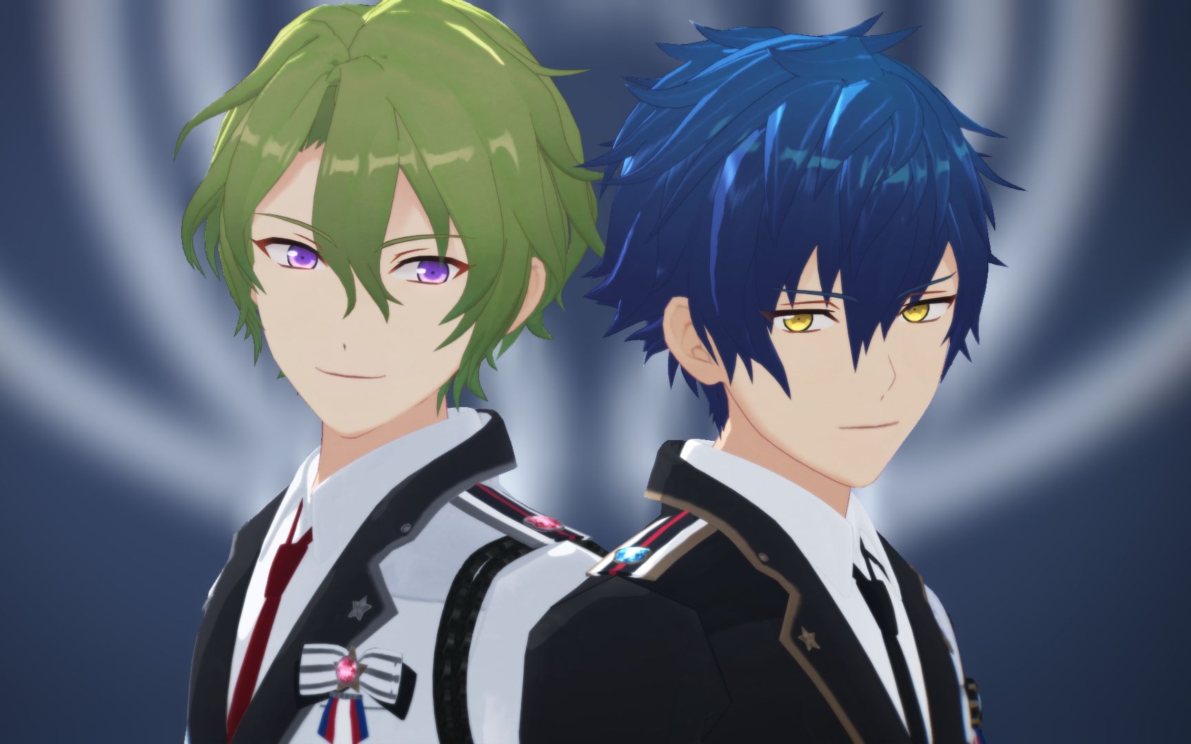 72偶像梦幻祭mmd72 eve - fragile 【军服】