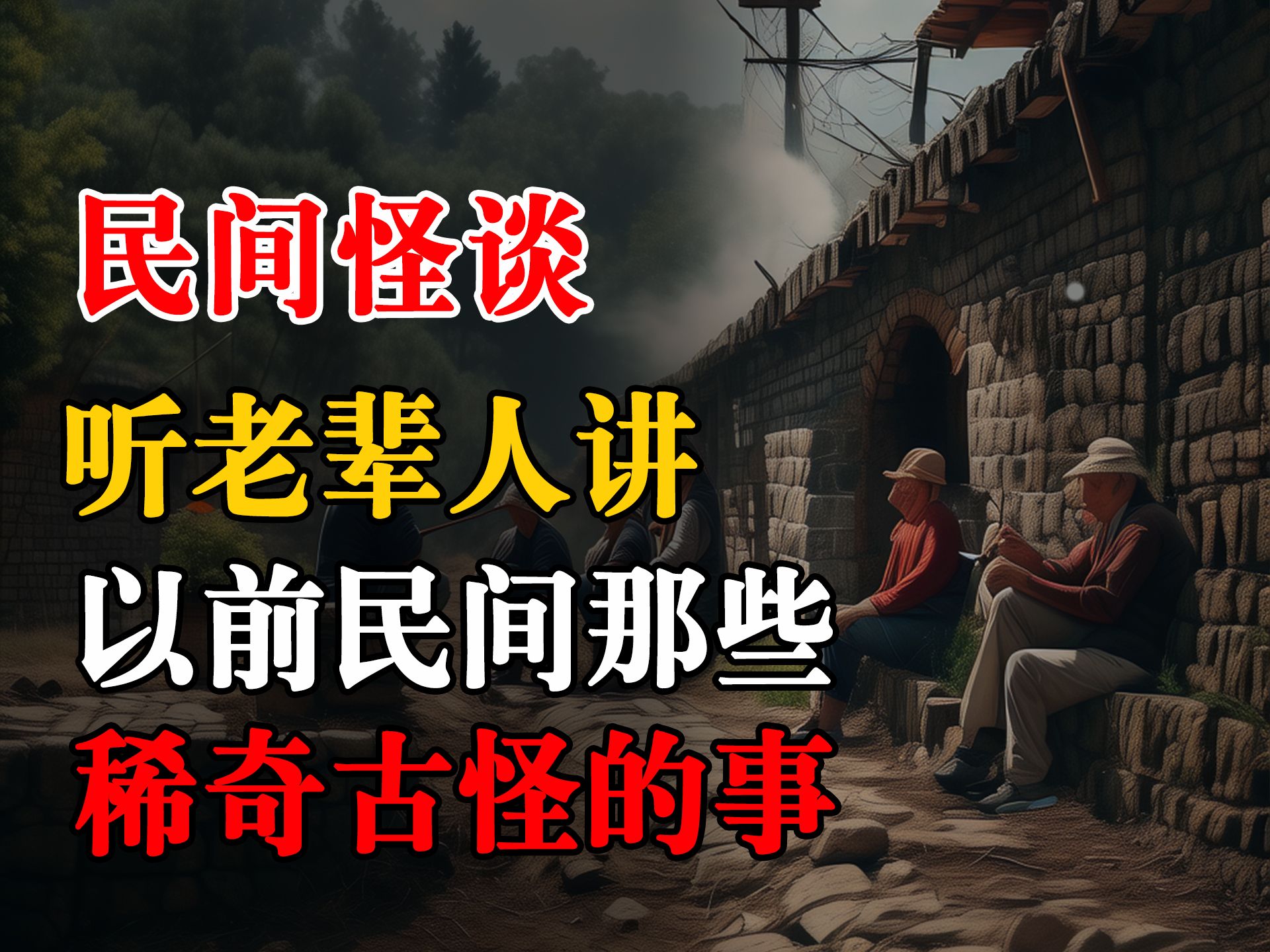 [图]听老辈们讲，民间那些稀奇古怪的事！怪胎、蛇祸、坑人鬼...丨恐怖故事丨深夜讲鬼话丨故事会丨睡前鬼故事丨鬼故事丨道士丨真是灵异经历丨诡异故事