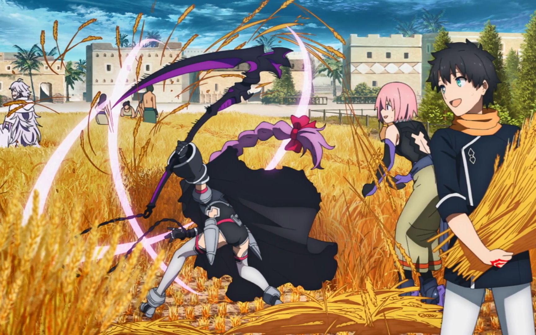 刺客少女花式收割庄稼?美少女在线荒岛求生?