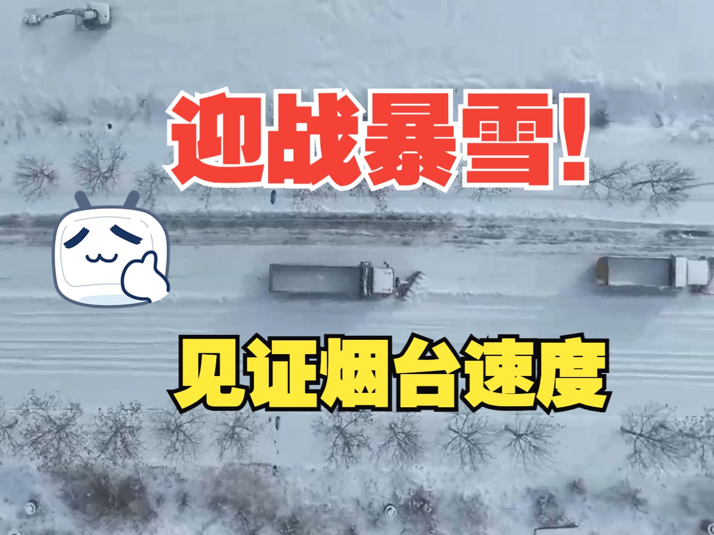 迎战暴雪!见证烟台速度哔哩哔哩bilibili