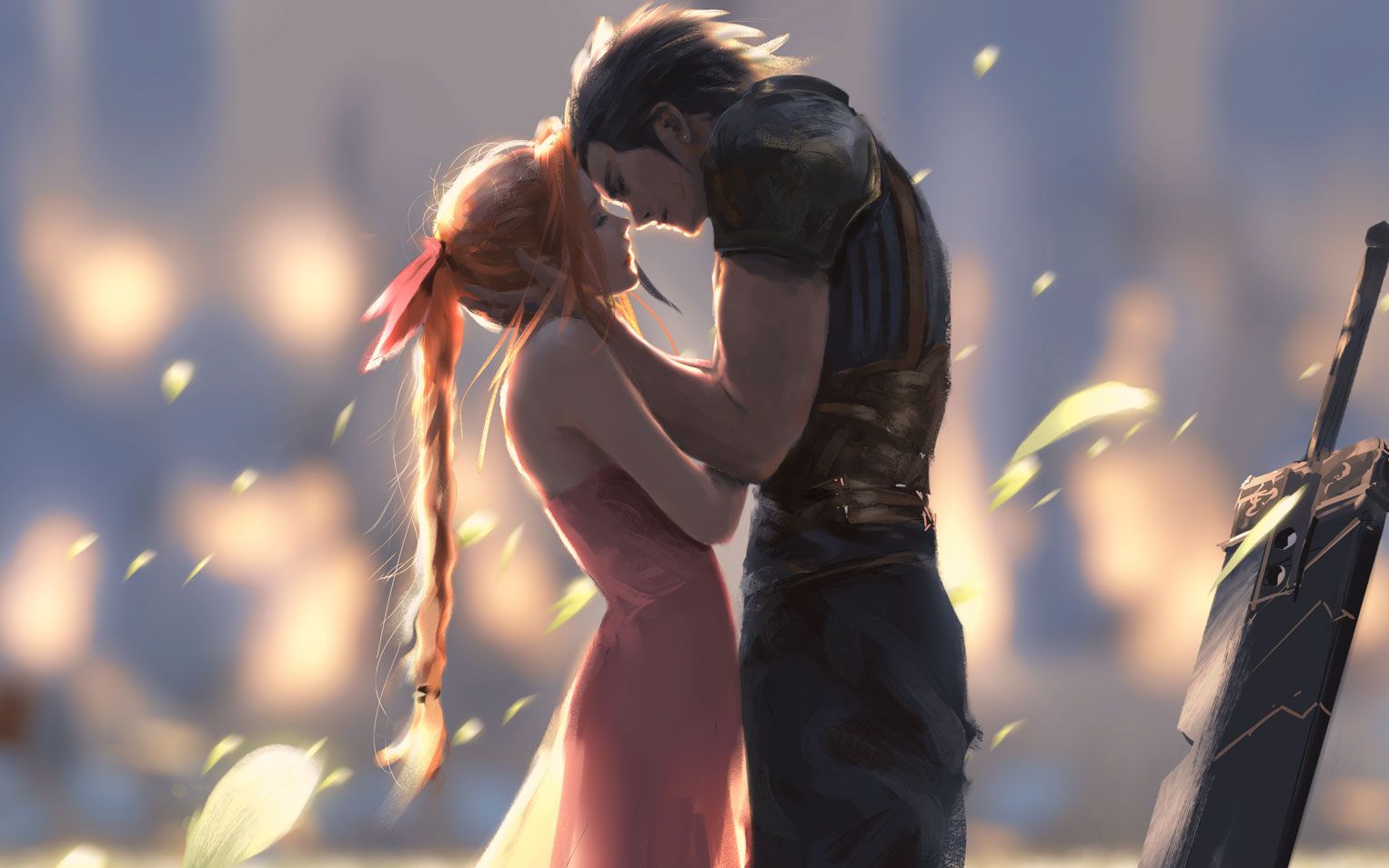 【ps绘画过程】扎克斯&爱丽丝 【板绘】