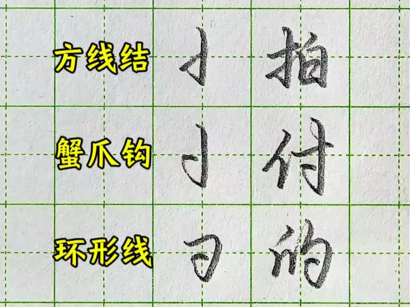 [图]行楷常用连笔符号及例字（5）