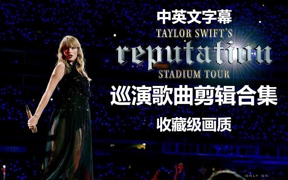 【中英字幕】霉霉Reputation举世盛名世界体育场巡演歌曲剪辑合集1080P Taylor SwiftReputation Stadium Tour哔哩哔哩bilibili