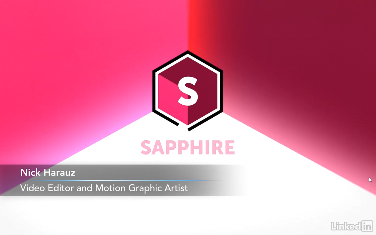 [图]Lynda - 蓝宝石插件使用教程 Sapphire for Video Editors【中英字幕】