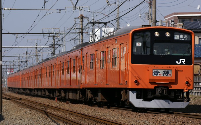 【电车でgo】中央线 201系 中央特快 三鹰-高尾(25)_哔哩哔哩 (゜-゜)