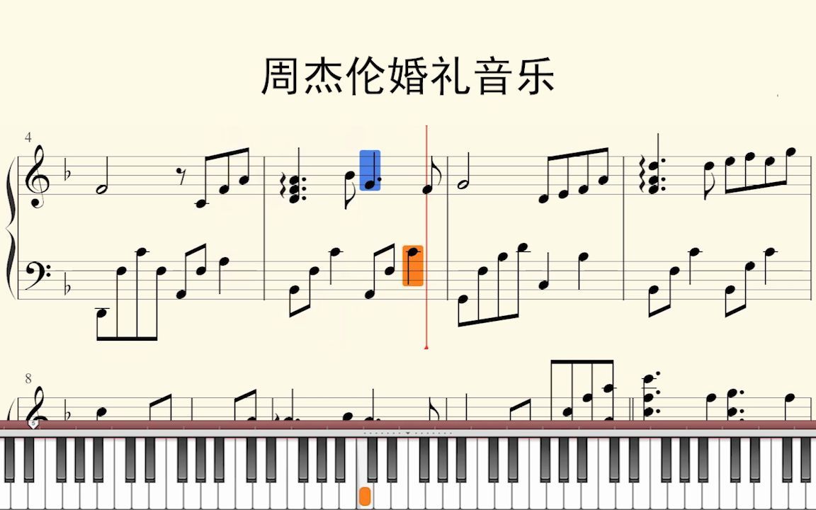 钢琴谱:周杰伦婚礼音乐-kariia-默认收藏夹-哔哩哔哩视频
