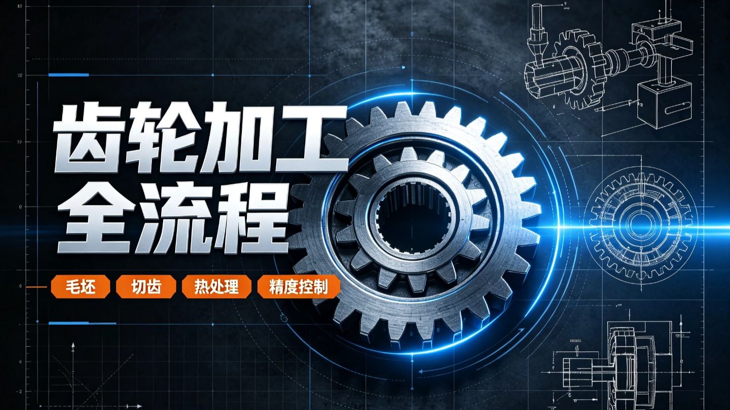 齿轮加工全流程精讲！毛坯、滚齿插齿、珩齿磨齿、热处理工艺一次讲透
