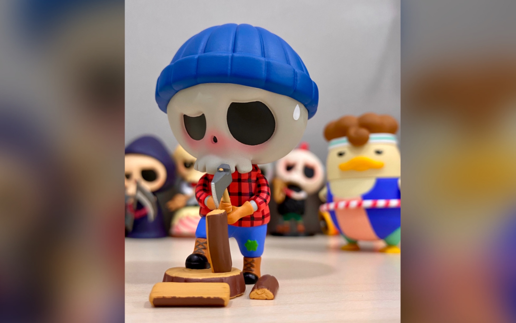 labubu骷髅盲盒拆盒下