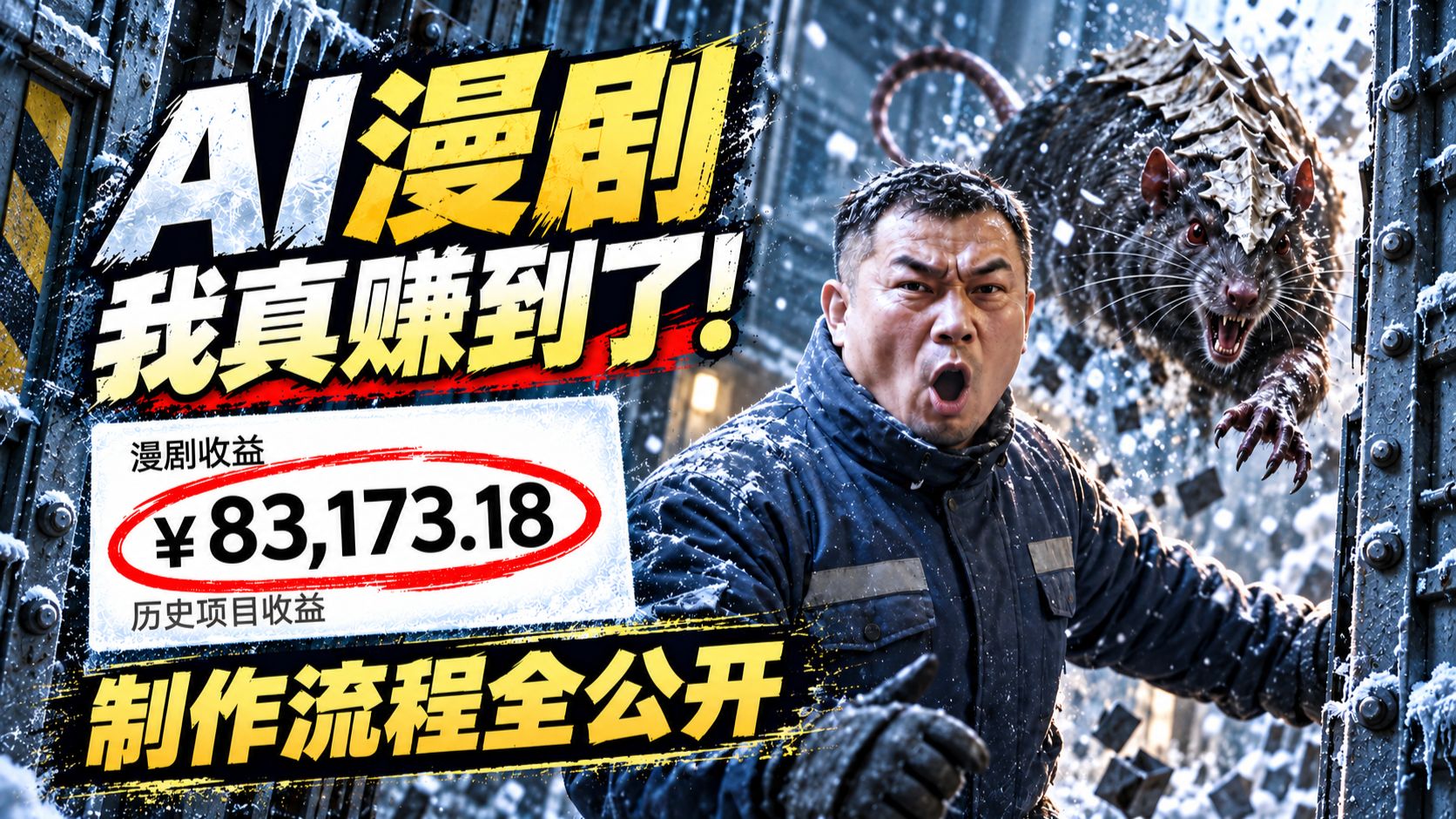 AI漫剧真能赚到钱？我的真实收益公开，手把手教你做第一条！
