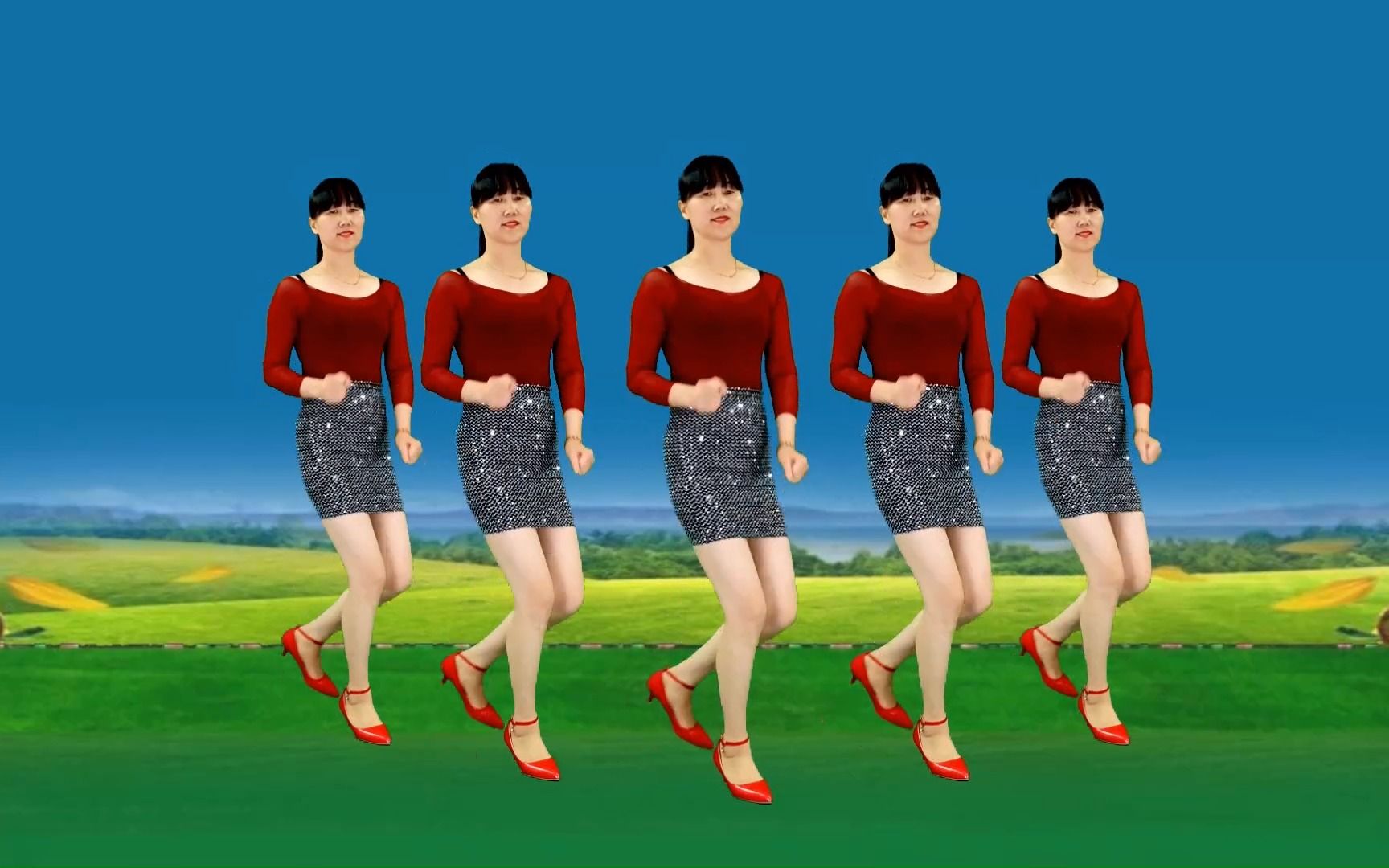 广场舞《流泪的情人》正背面演示,舞步简单时尚,好看好学