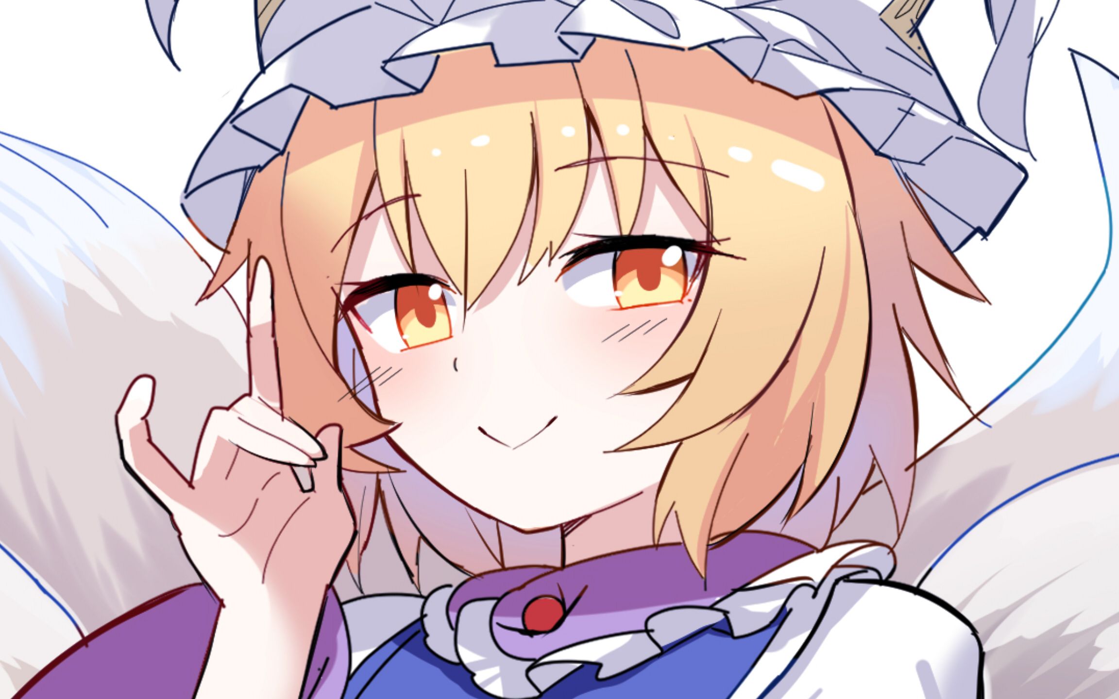 试着画了下八云蓝_哔哩哔哩_bilibili