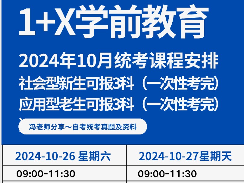 ♡1+X自考本科学前教育2024.10月统考考什么?毕业拿双证?♡1+X自考专科学前教育2024.10月统考考什么?毕业拿双证?哔哩哔哩bilibili