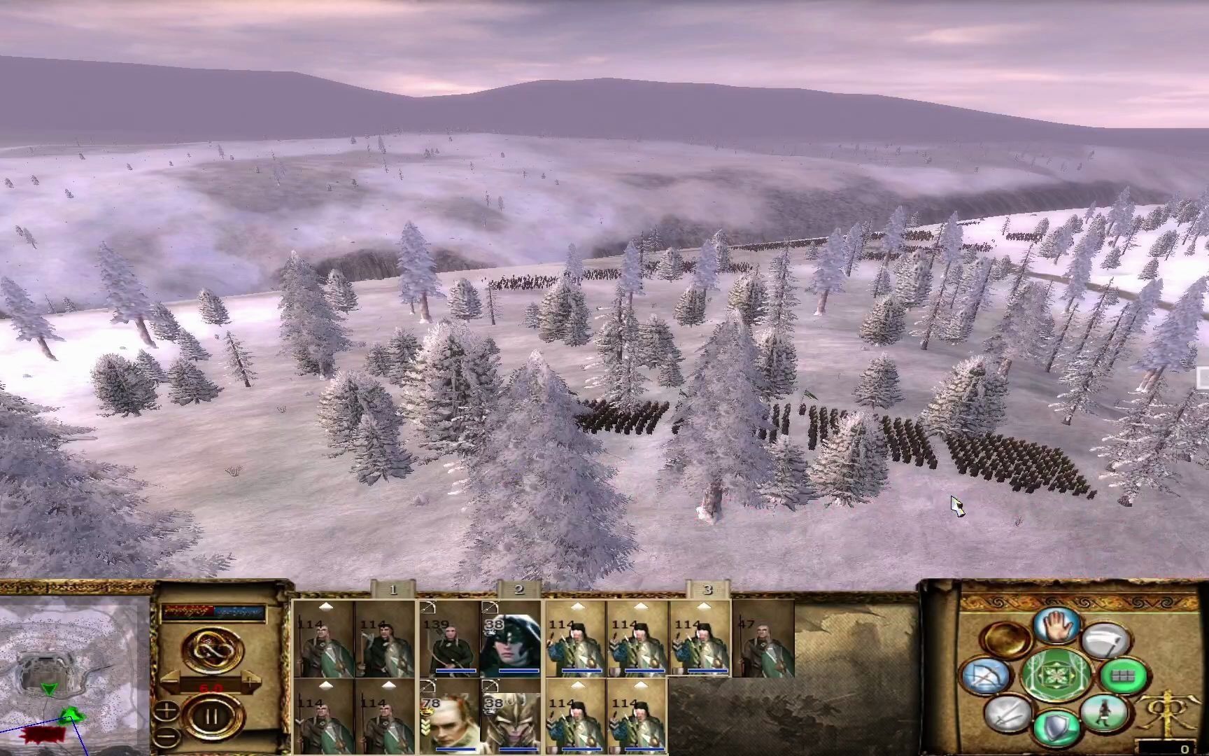 魔戒全面战争林地王国系列战报第三期中2全战mod