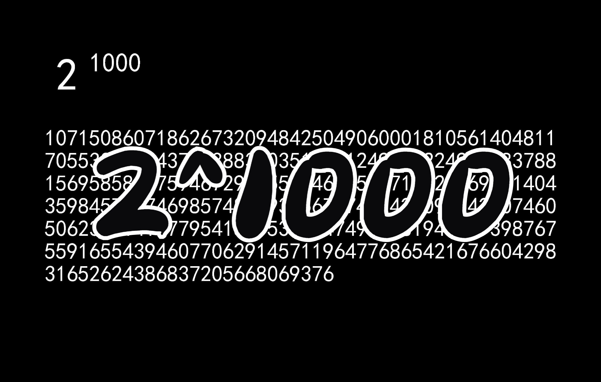 [图]2的1000次方