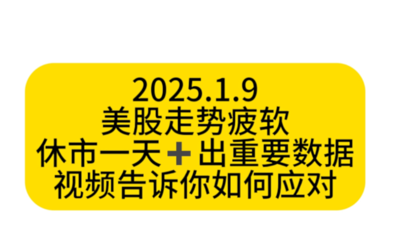 今晚美股休市!昨晚美股涨跌不一,周五出非农数据,视频告诉你怎么应对!哔哩哔哩bilibili