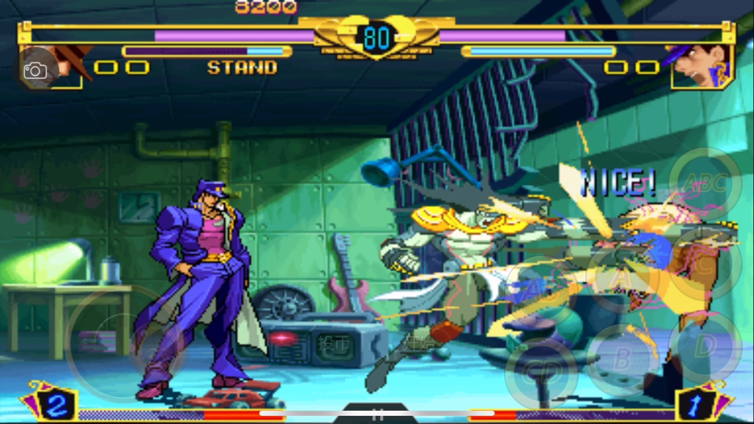 【jojo奇妙冒险街机游戏】《jojo街机》第一次在手机上这么嗨_哔哩