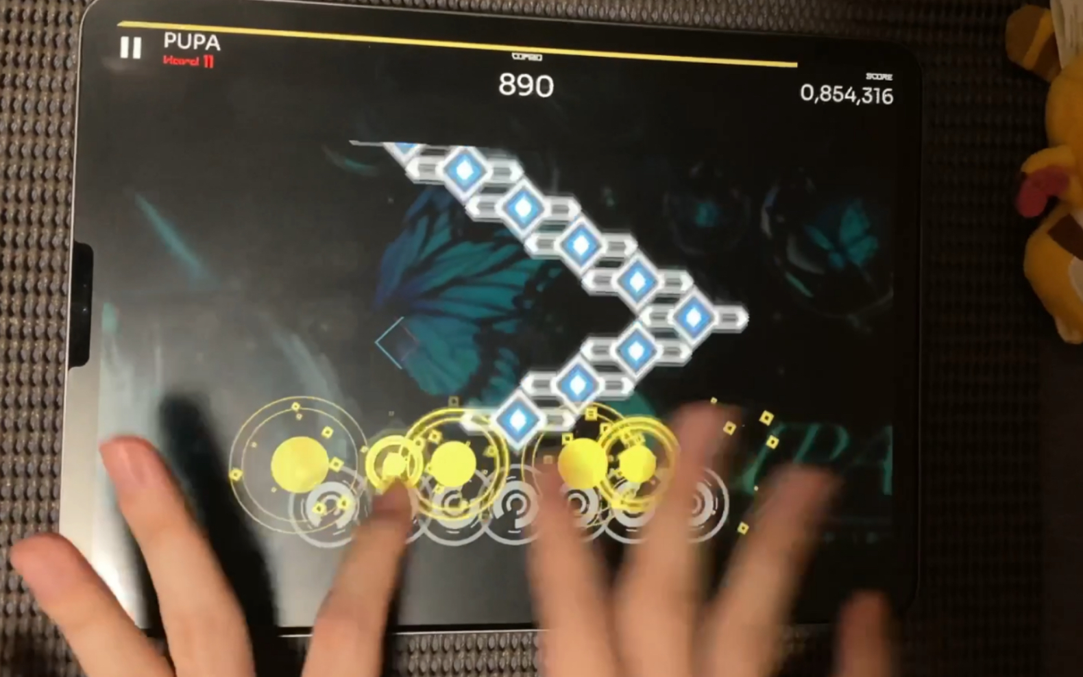 [图]【Orzmic】PUPA("New chart" HARD Lv11) ORZ 手元