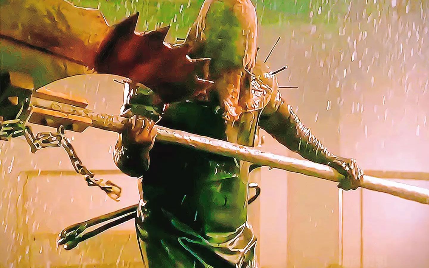 具有压迫感的丧尸 手持巨斧就劈人