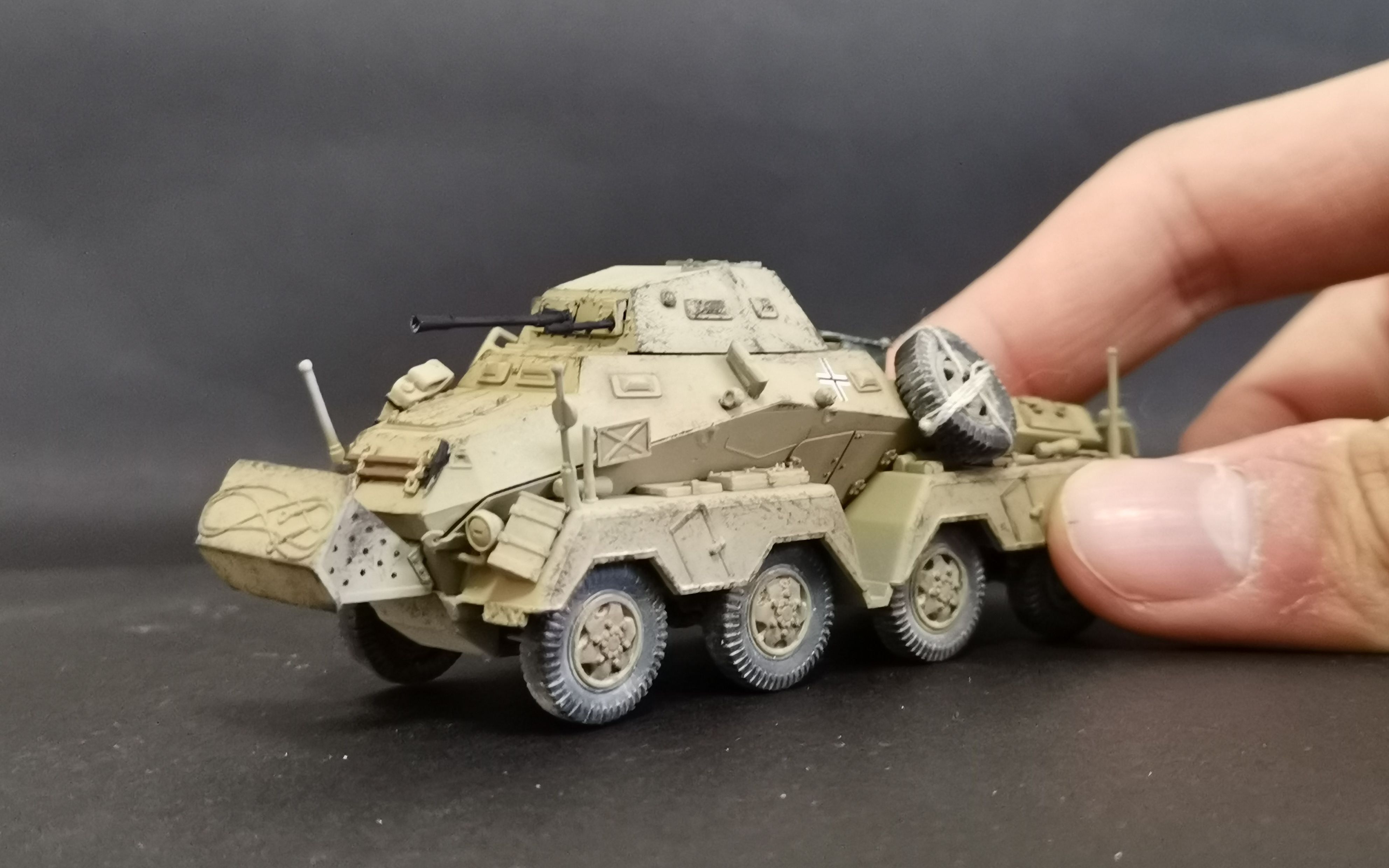 船长朋友送的威龙模型质量如何sdkfz232装甲车测评制作