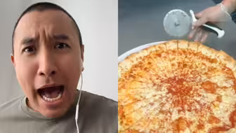 这个披萨为什么要切成这样？