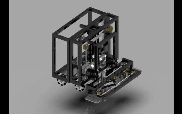 同步带升降装置