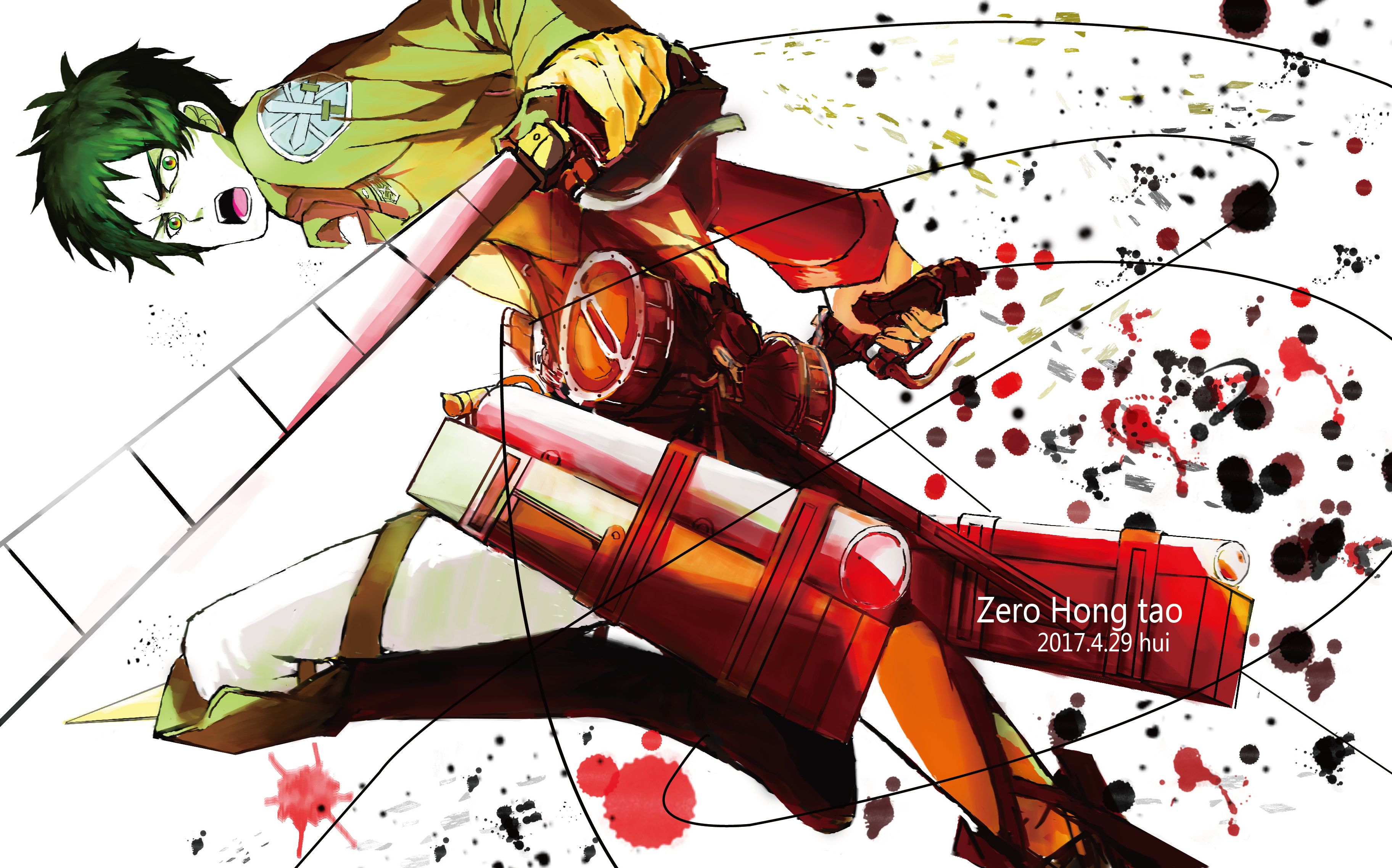 【自由之翼/ps ai】艾伦的手绘全程