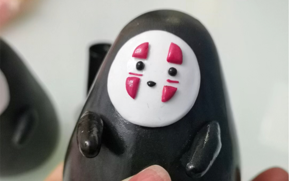 简单又可爱的超轻粘土无脸男