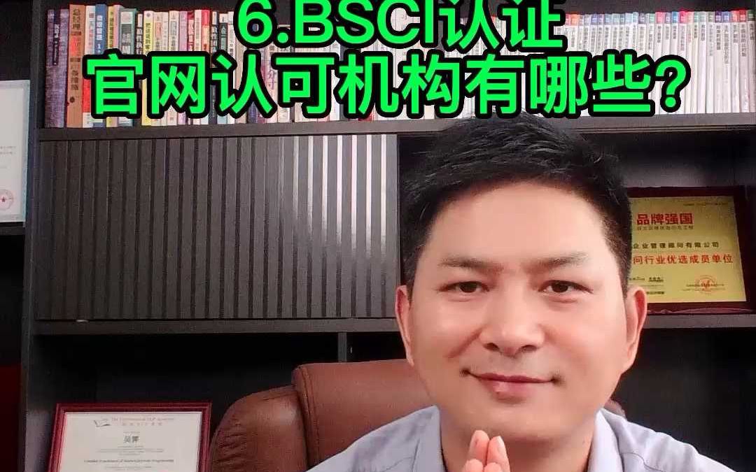 第6集:BSCI认证官网认可机构有哪些?哔哩哔哩bilibili