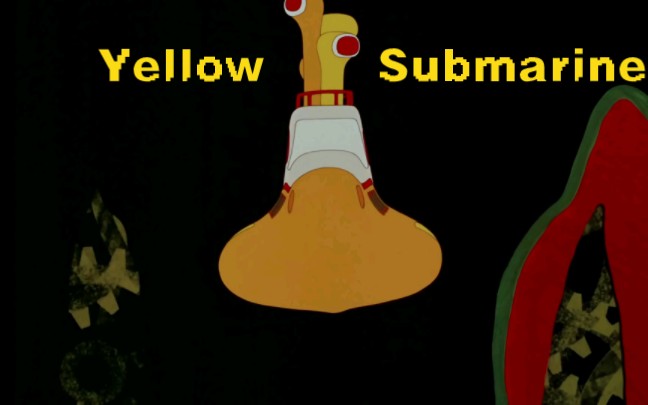 [图]The Beatles - Yellow Submarine 官方MV（1968年动画电影Yellow Submarine片段）