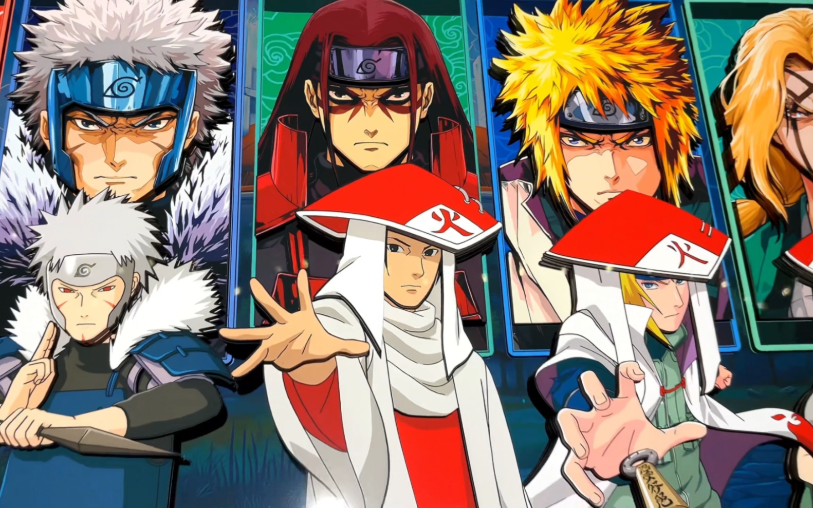 木叶飞舞指出火亦生生不息这就是历代火影,你们觉得谁是最强呢?