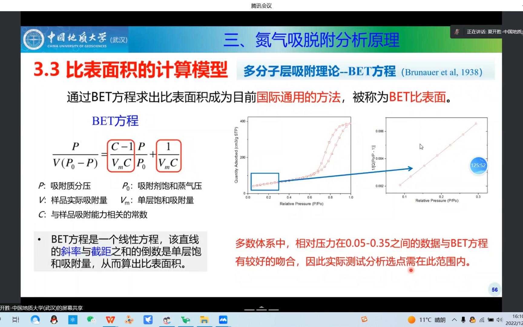 气体吸附分析三:BET比表面积的计算模型哔哩哔哩bilibili