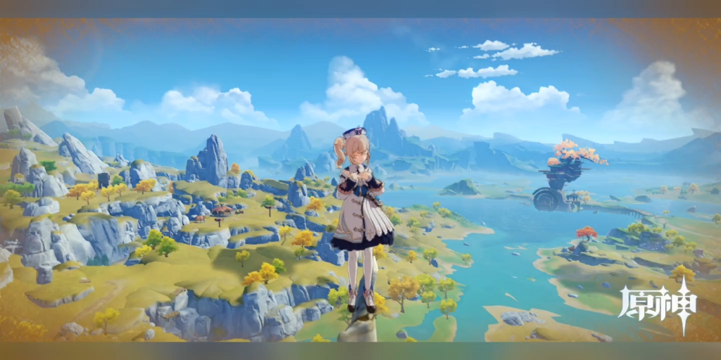 【原神|翠玦坡】爬到山顶看风景