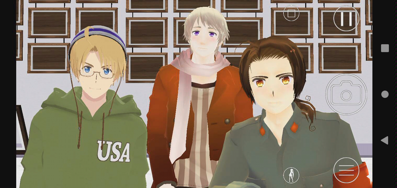 【aph/mmd】黑三角的everybody