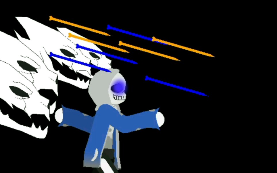 [sn] 杀手sans vs 尘埃sans (未完成品而且没有配音)