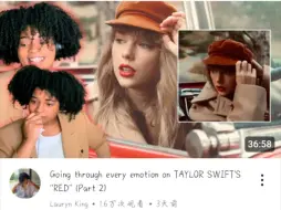 Download Video: 中英双语Lauryn King【reaction Taylor Swift】泰勒《Red》Taylor's Version反应合集28-2