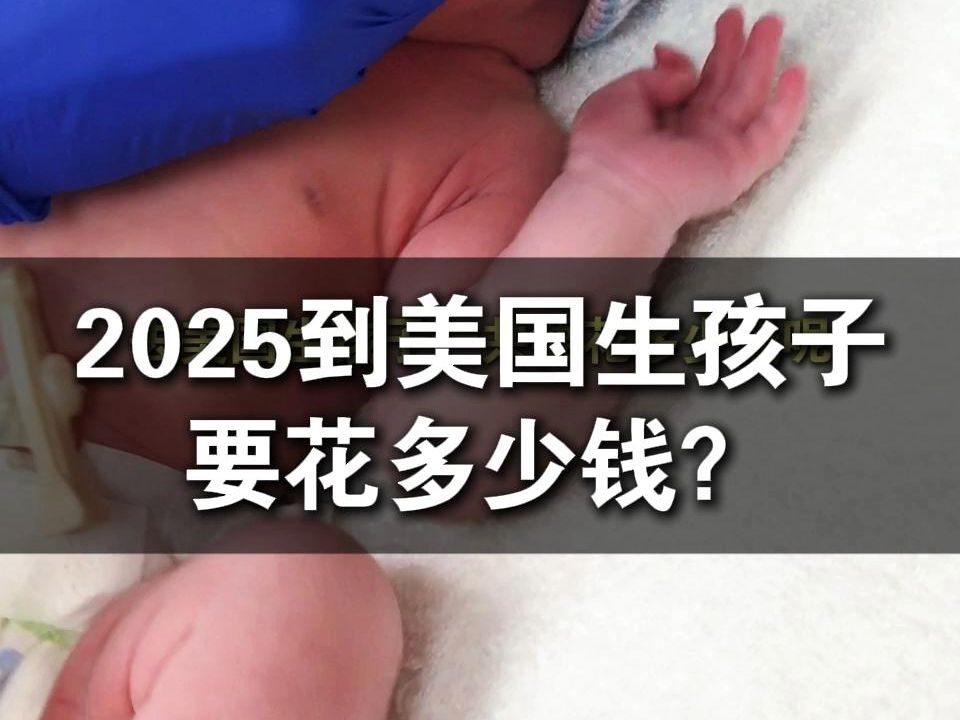 2025到美国生孩子要花多少钱?哔哩哔哩bilibili