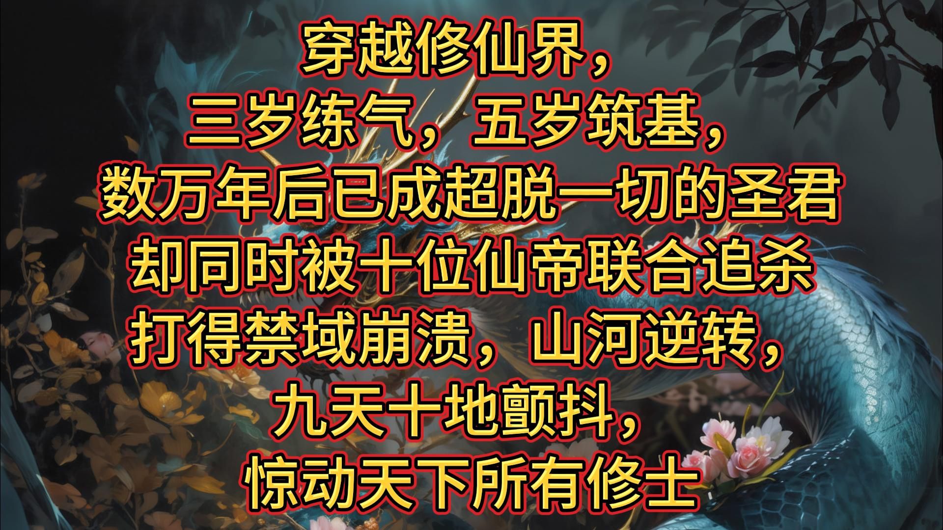 穿越修仙界,三岁练气,五岁筑基,十岁结丹,二十岁已经是万人敬仰的元婴