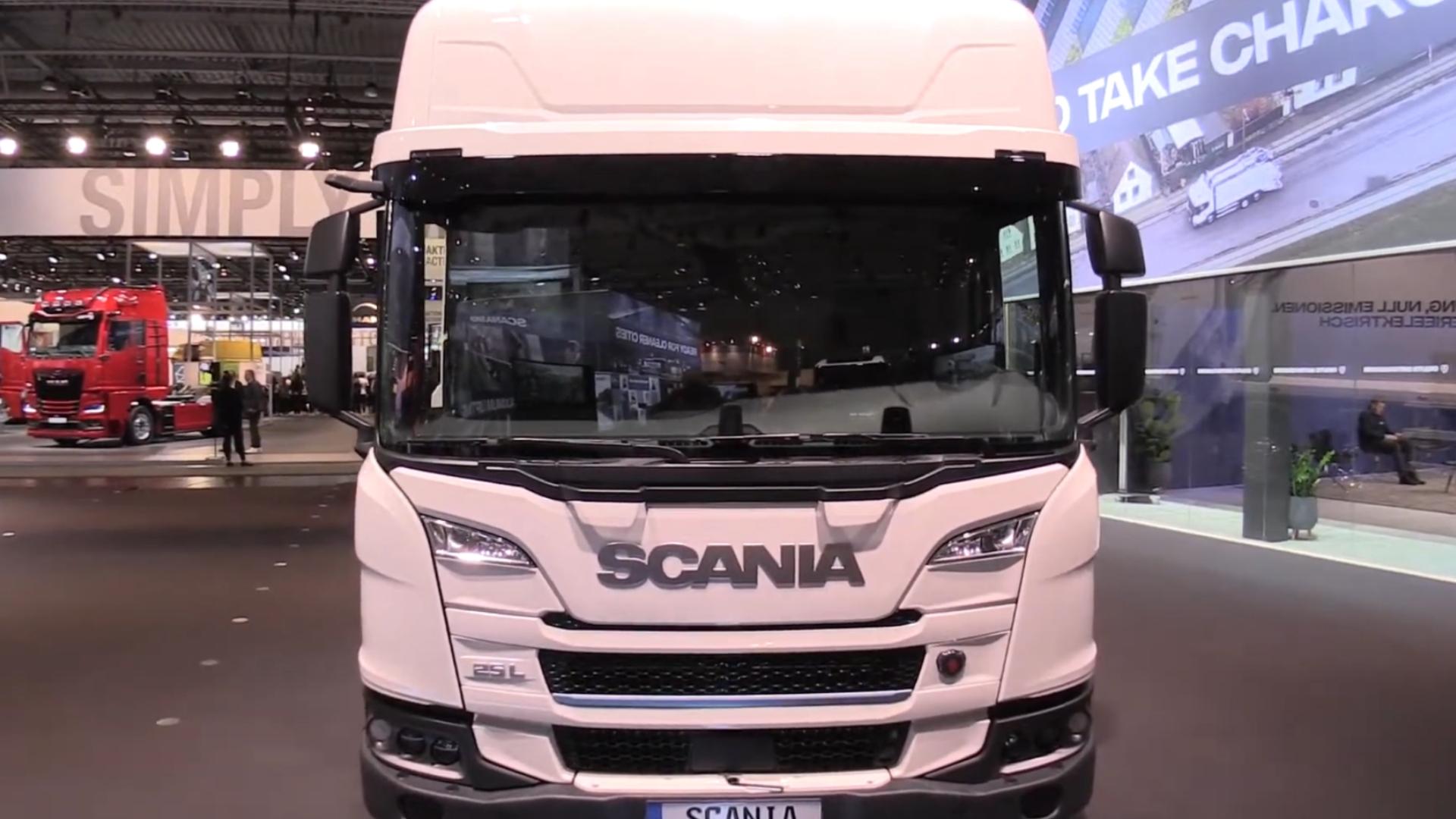 电动垃圾车!2023斯堪尼亚25l