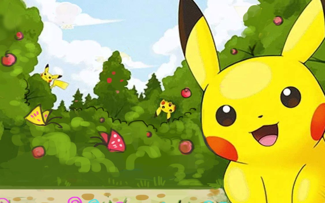 让我们一起来如何画皮卡丘小场景吧!_哔哩哔哩_bilibili