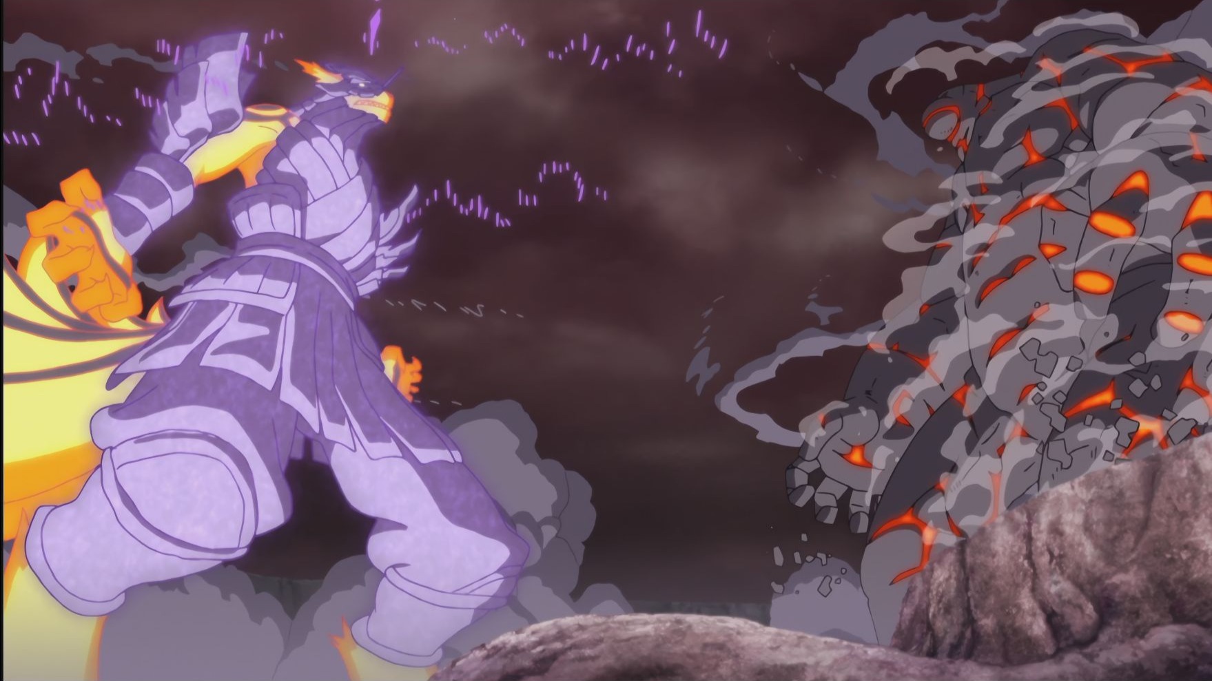 鸣佐vs桃氏,须佐九尾合体对敌,教科书般的配合!