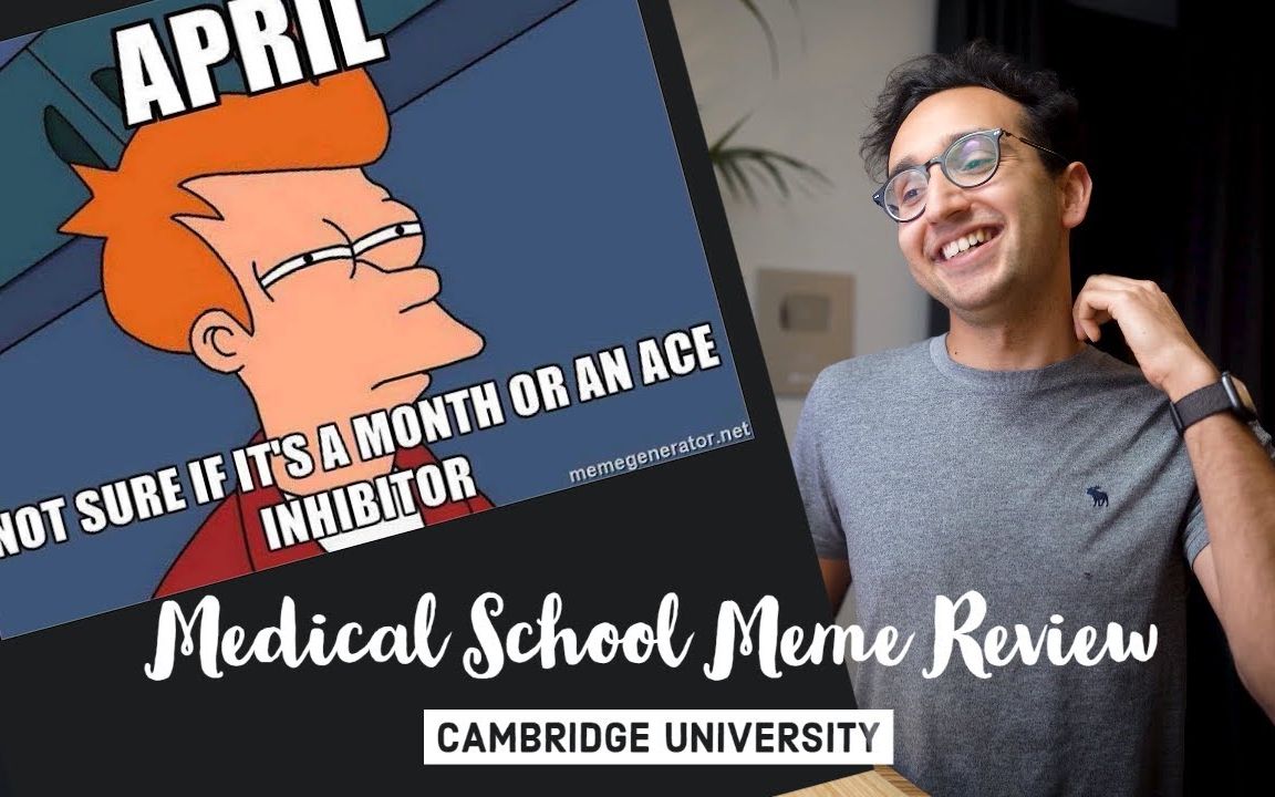 【中英字幕】剑桥学霸医生Ali Abdaal看医学生的表情包 Reacting to Medical School Memes哔哩哔哩bilibili