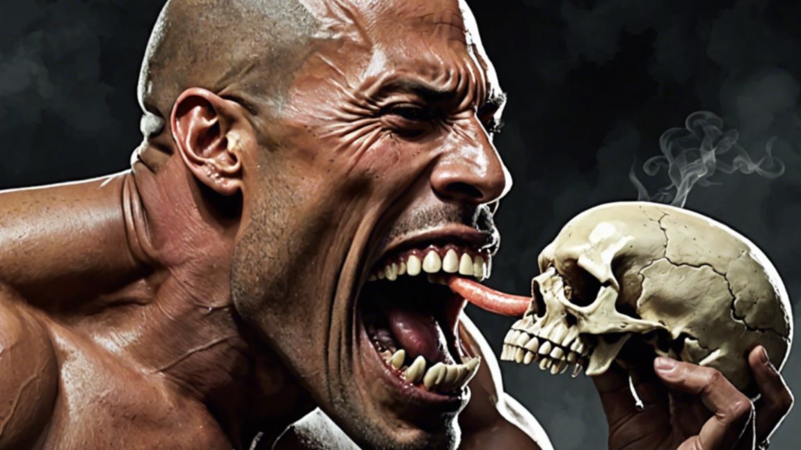 【cyf/ai】巨石强森吃骷髅!