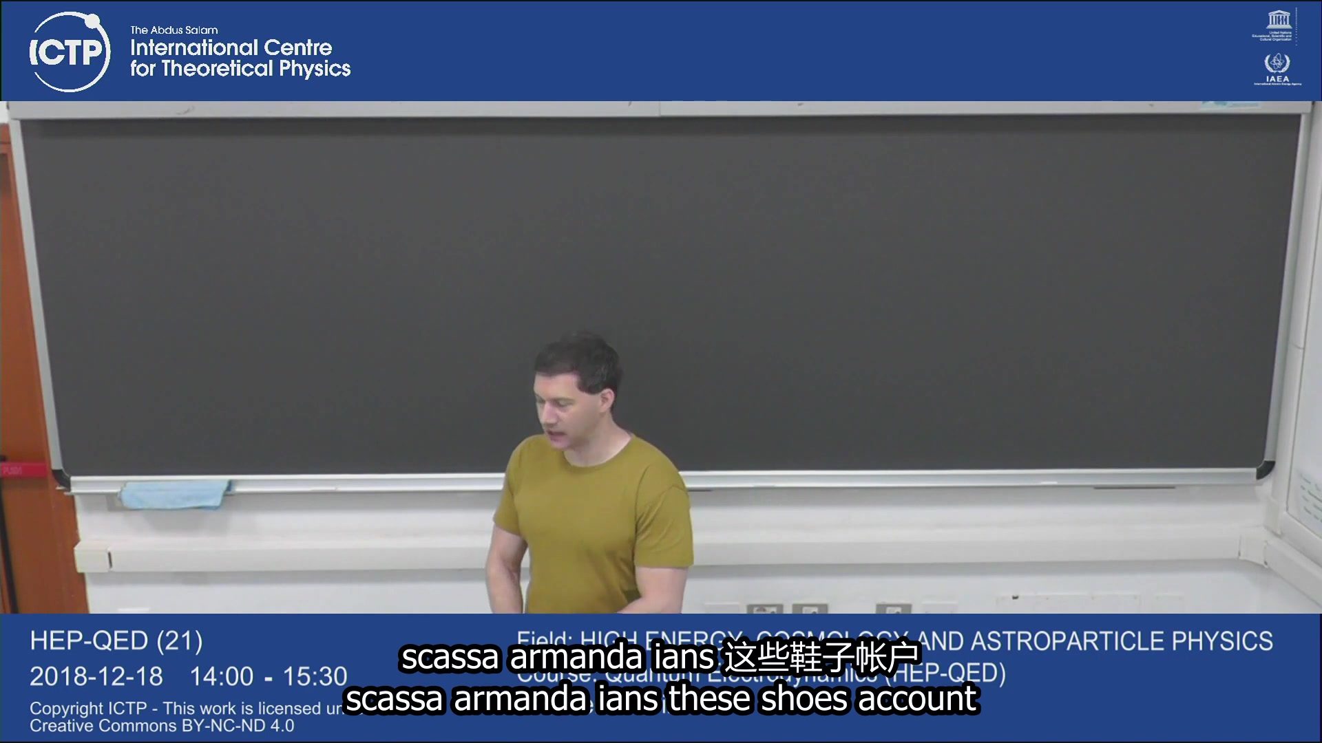 Quantum Electrodynamics 量子电动力学 中英字幕 国际理论物理学会 ICTP课程哔哩哔哩bilibili