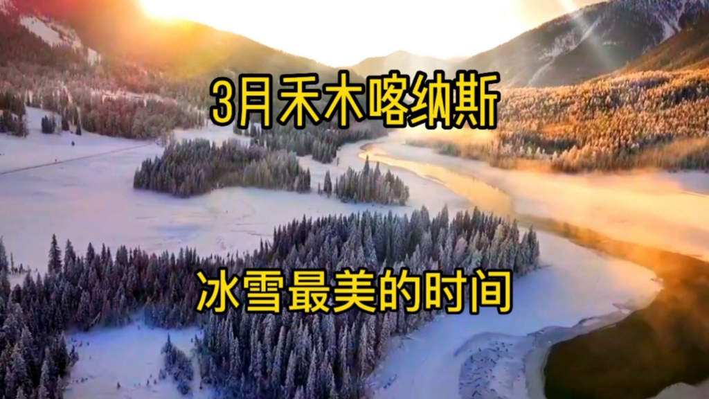 三月,是禾木~喀纳斯,冰雪旅行的最佳时间?丨新疆旅游攻略哔哩哔哩bilibili