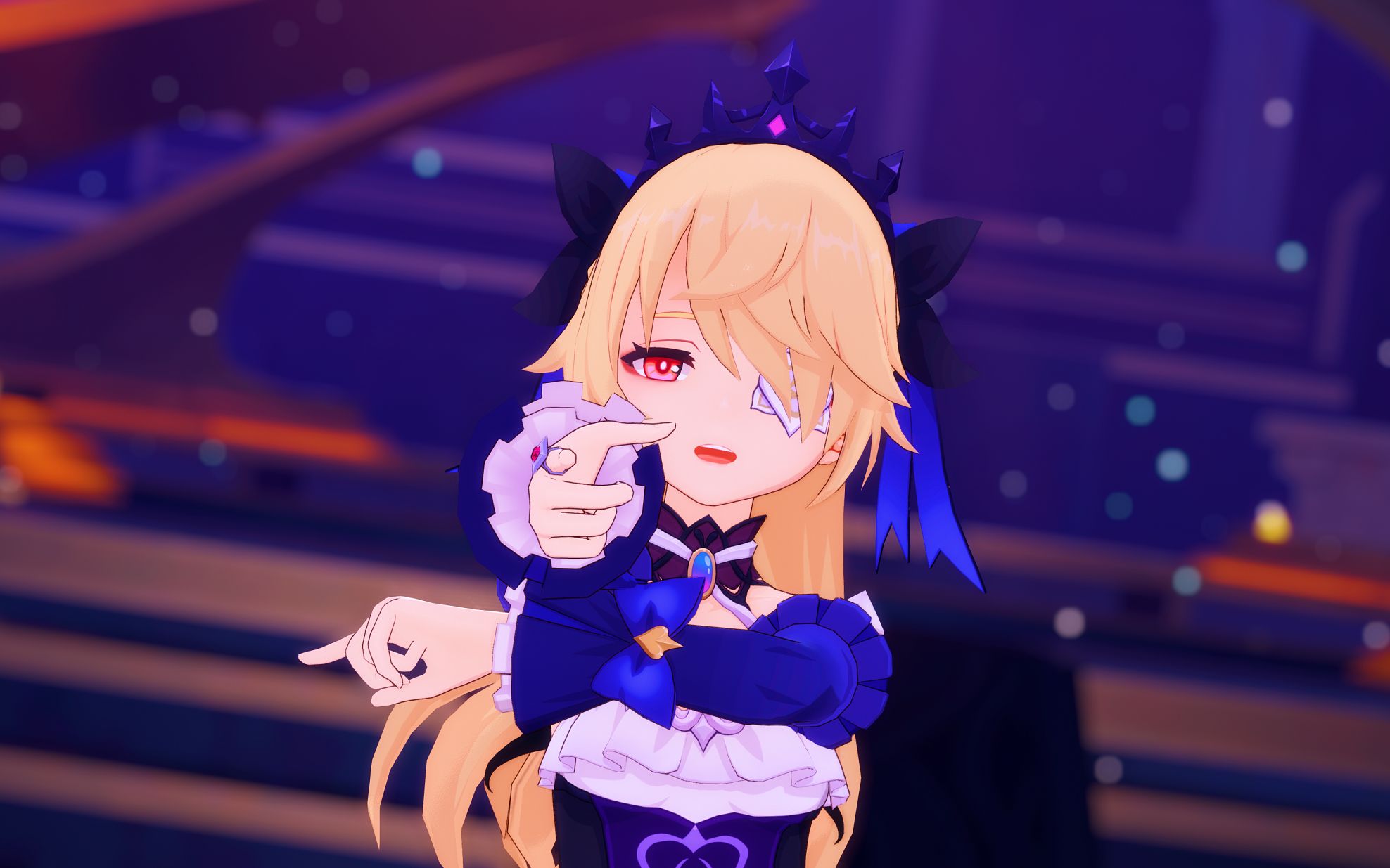 【原神mmd】菲谢尔「极夜真梦」ch4nge