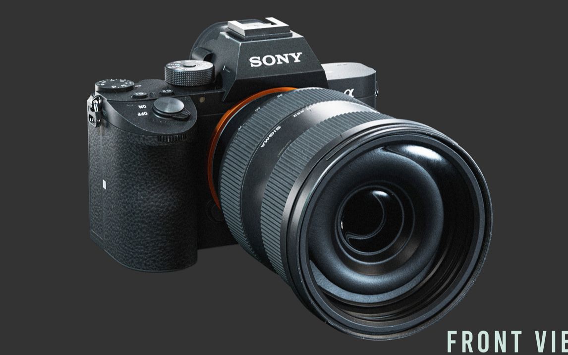 【3dmax建模】写实道具照相机模型制作,从高模布线到sp材质全流程演示