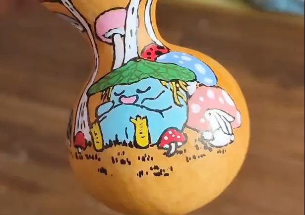 葫芦绘画新手【蘑菇梦】