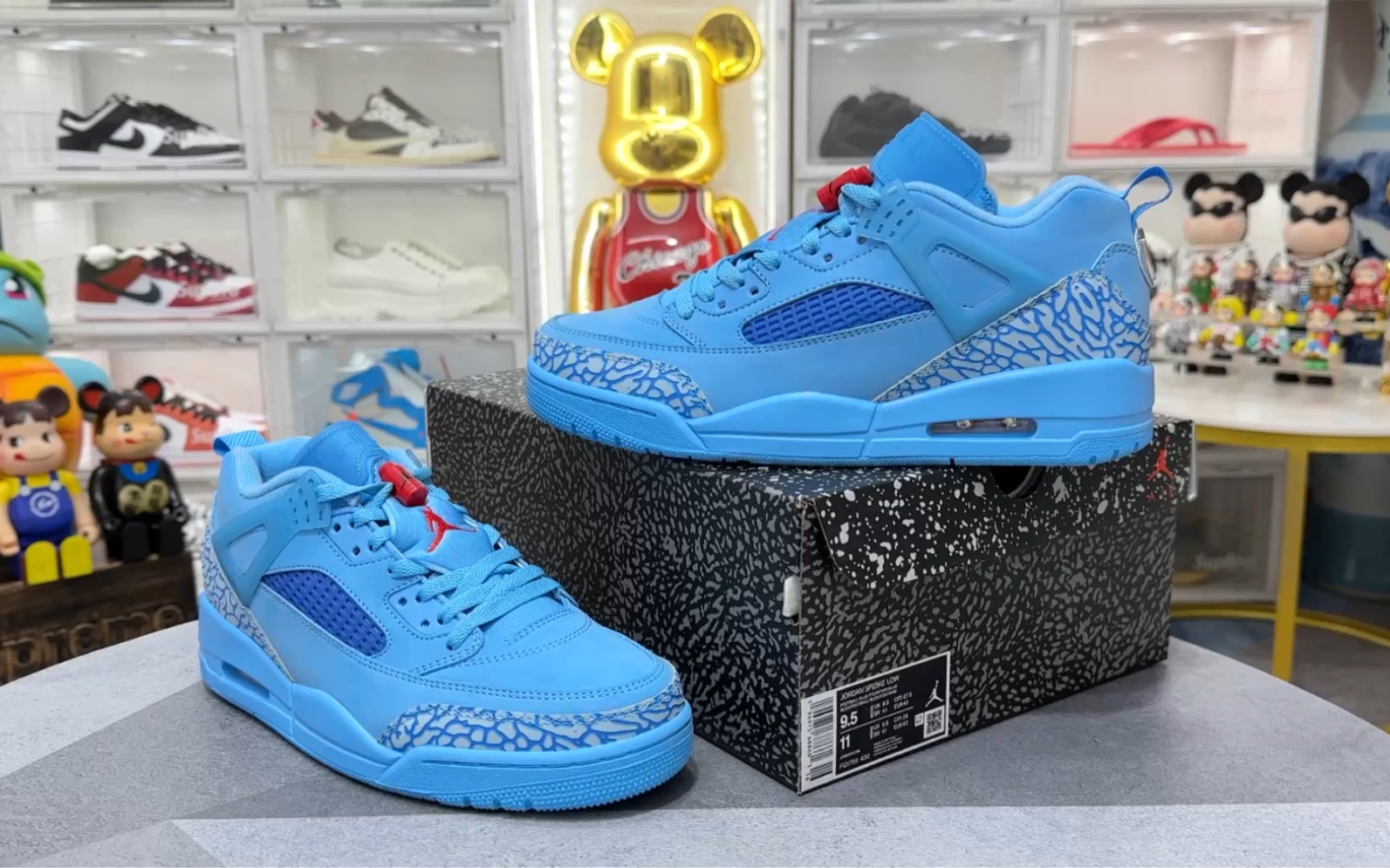 【实拍欣赏】jordan spizike low 蓝色
