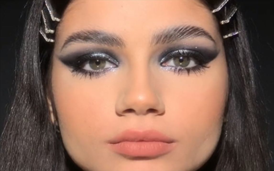 烟熏妆黑茉莉浓郁烟熏画法