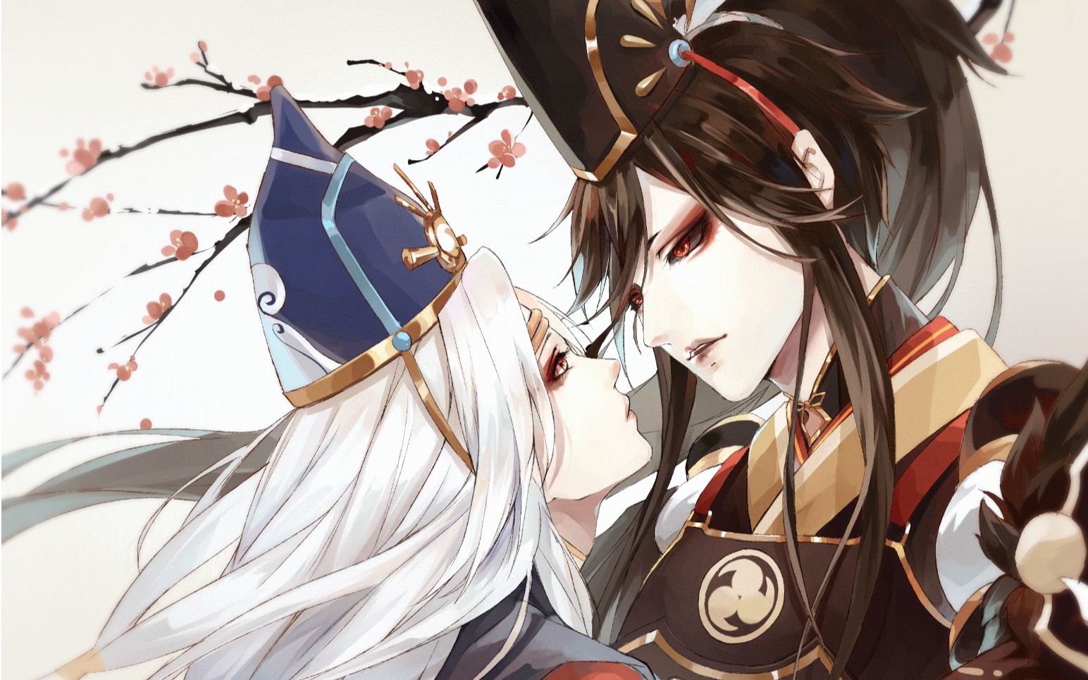 【绘画过程和思路分享】鬼使黑白,我磕不够啊!